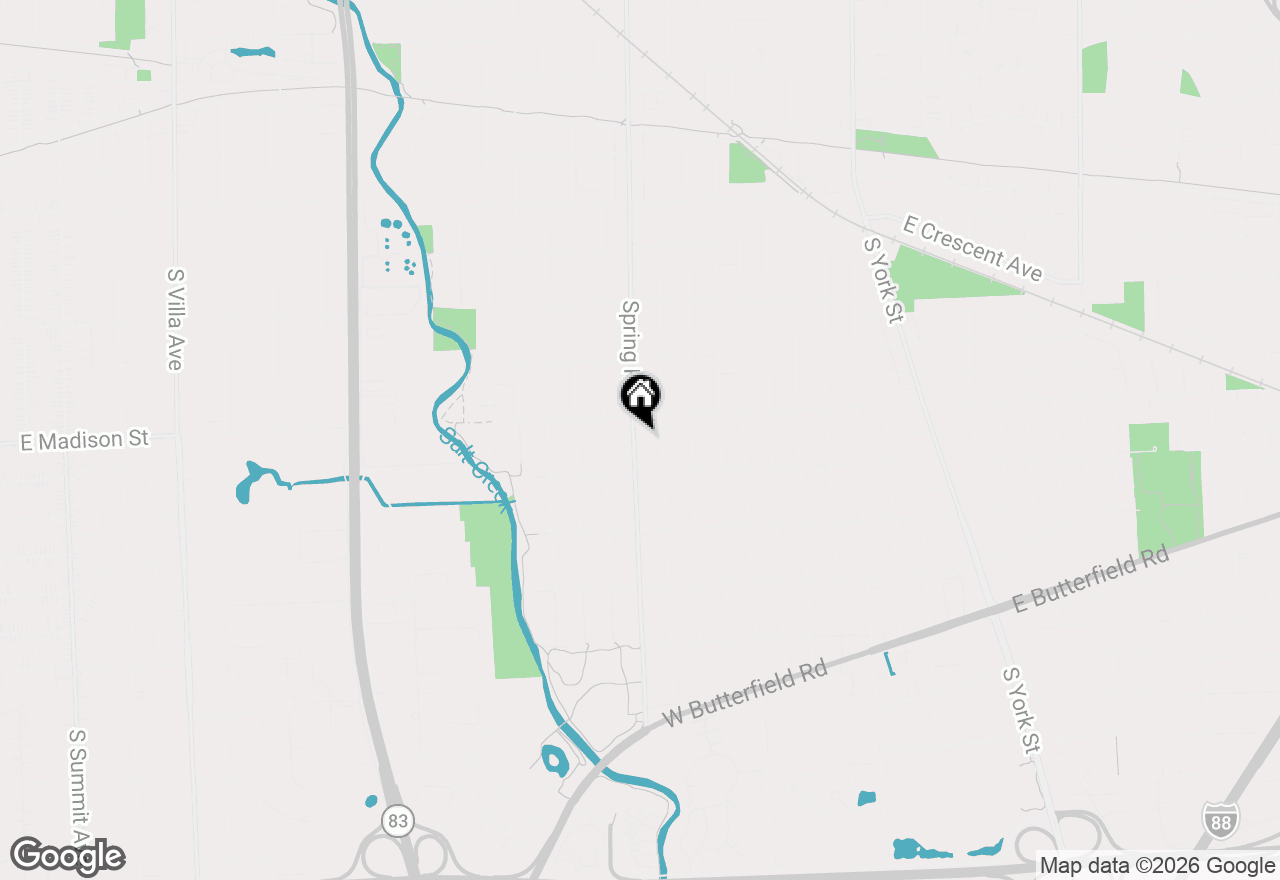 Map of 797 S Spring Road, Elmhurst, IL 60126