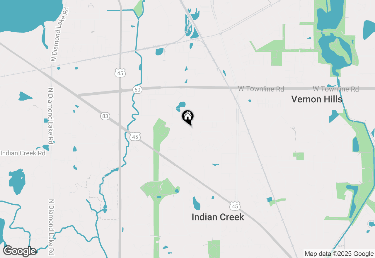 Map of 1143 Orleans Drive, Mundelein, IL 60060