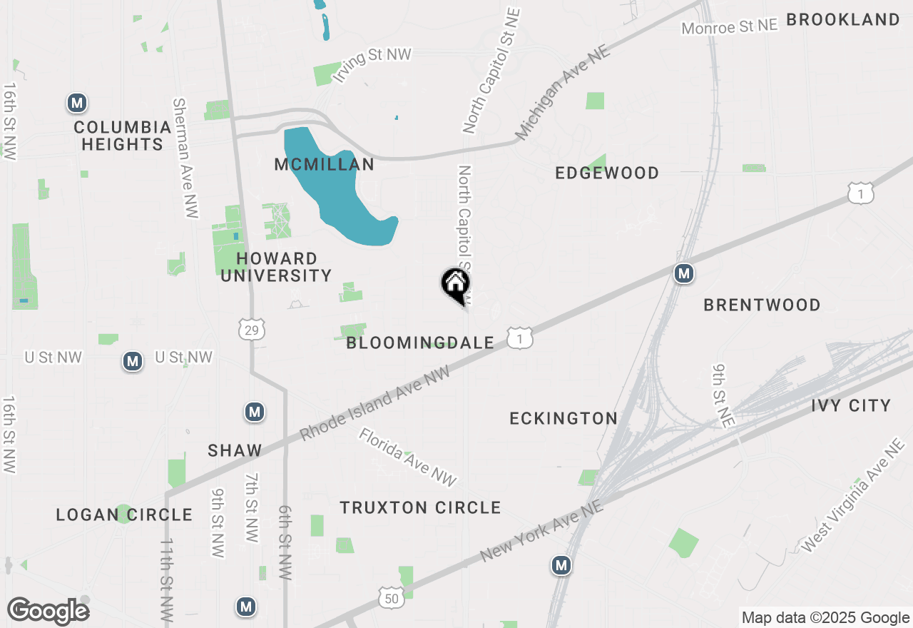 Map of 12 W Street Nw, Washington, DC 20001