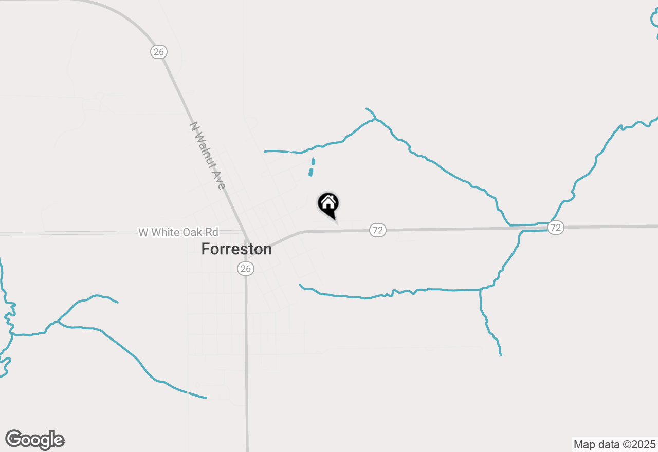Map of 613 & 615 Hewitt Street, Forreston, IL 61030