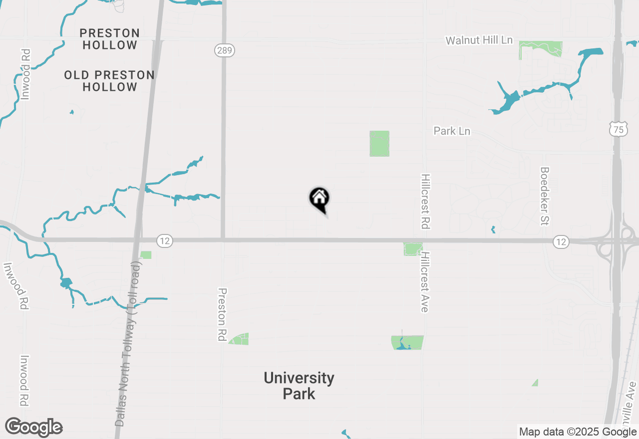 Map of 8629 Edgemere Road #14, Dallas, TX 75225