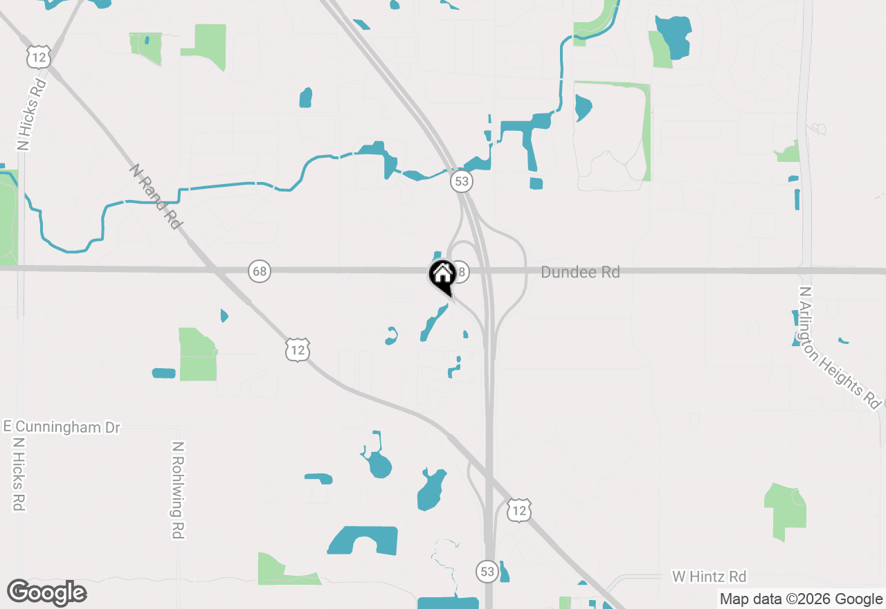 Map of 1535 Norway Lane #3A, Palatine, IL 60074