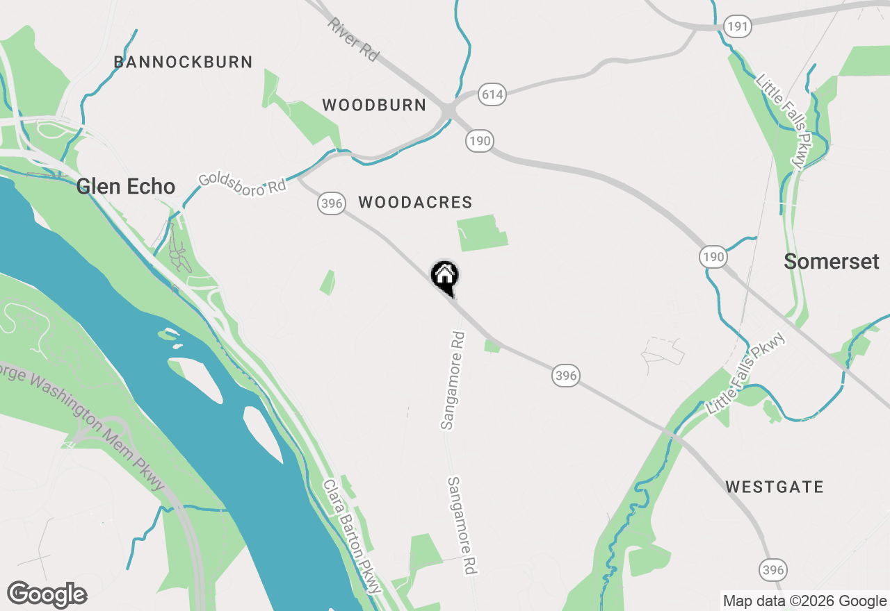 Map of 6002 Onondaga Road, Bethesda, MD 20816