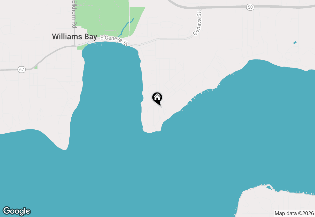 Map of 140 Lincoln Pkwy, Williams Bay, WI 53191