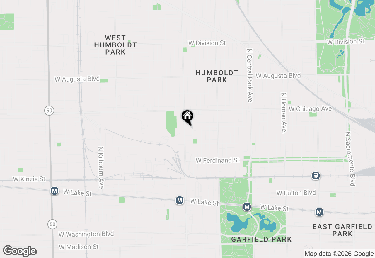 Map of 3955 W Huron Street, Chicago, IL 60624