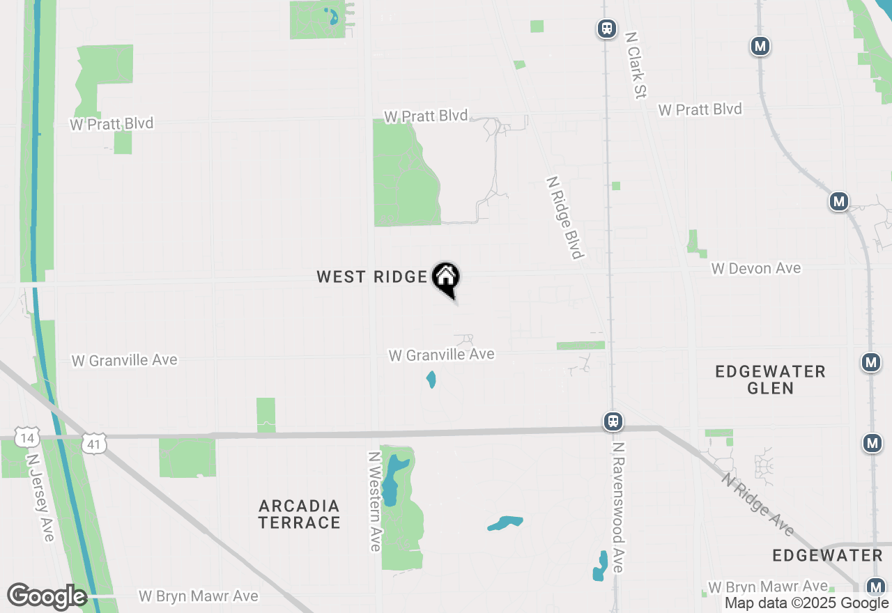 Map of 6306 N Leavitt Street #2, Chicago, IL 60659