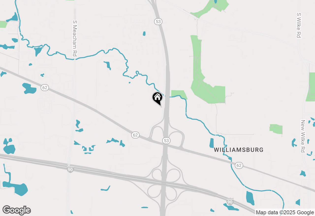 Map of 372 Longacres Lane, Palatine, IL 60067