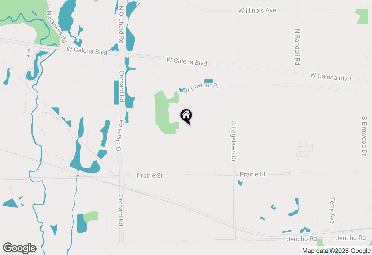 Map of 2075 Corinne Road, Aurora, IL 60506