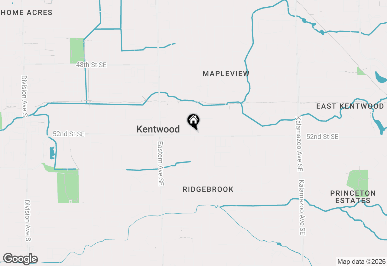 Map of 5186 Mildred Avenue Se, Kentwood, MI 49508