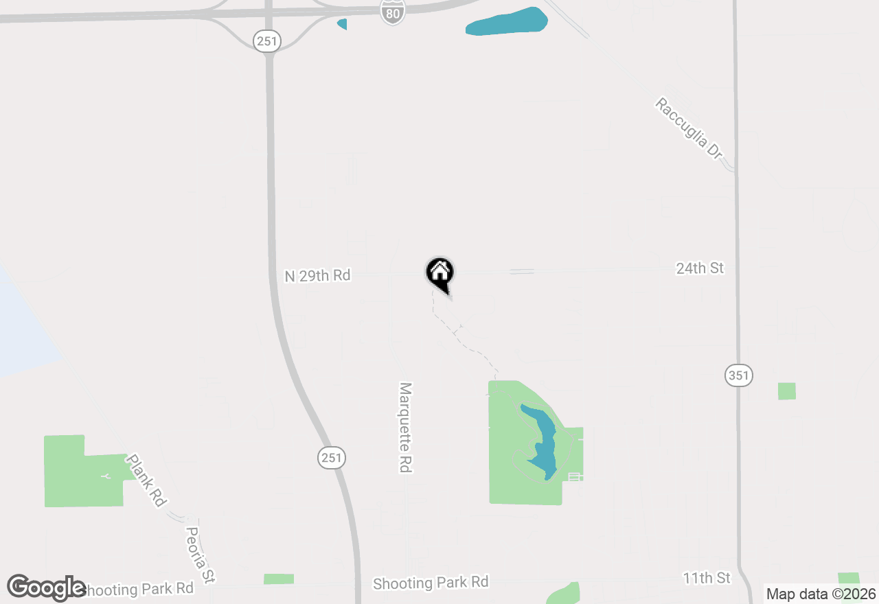 Map of 24 Brookside Drive, Peru, IL 61354