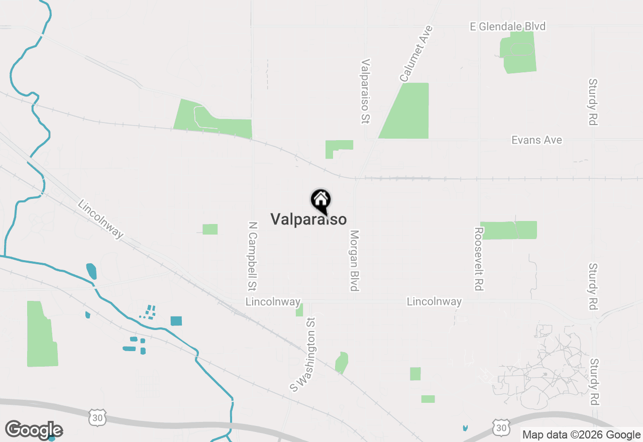Map of 507 Franklin Street, Valparaiso, IN 46383