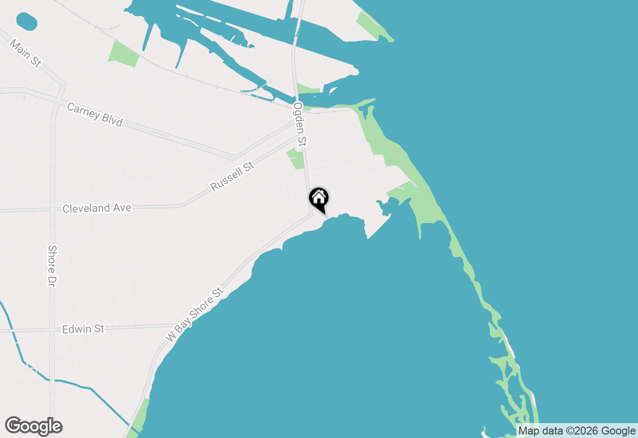 Map of 115 E Bay Shore St, Marinette, WI 54143