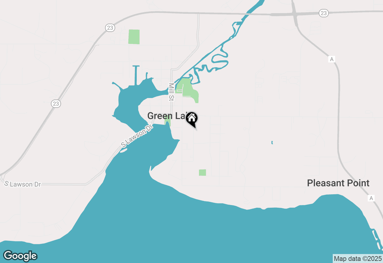 Map of 471 Walker Avenue, Green Lake, WI 54941