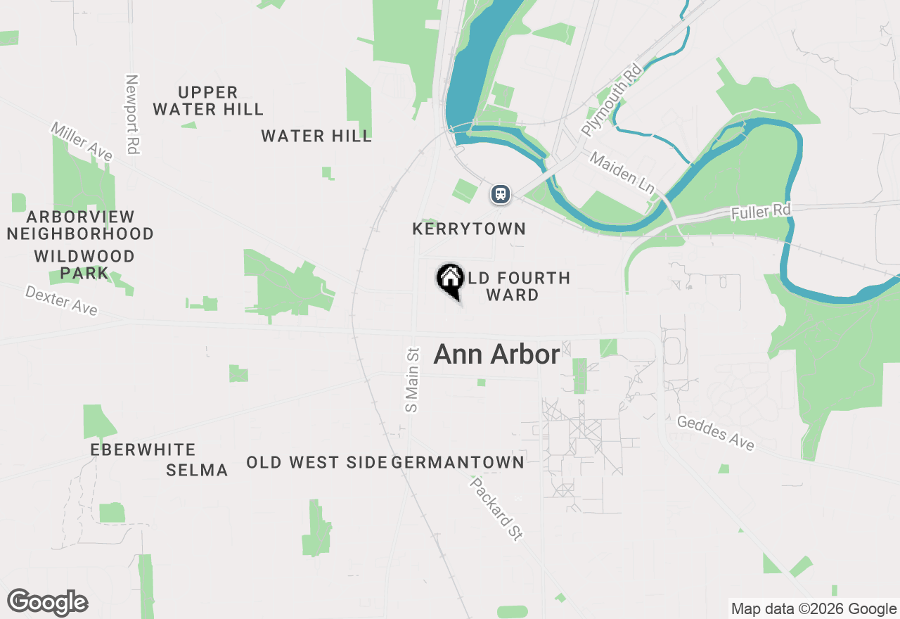 Map of 223 E Ann Street #1, Ann Arbor, MI 48104
