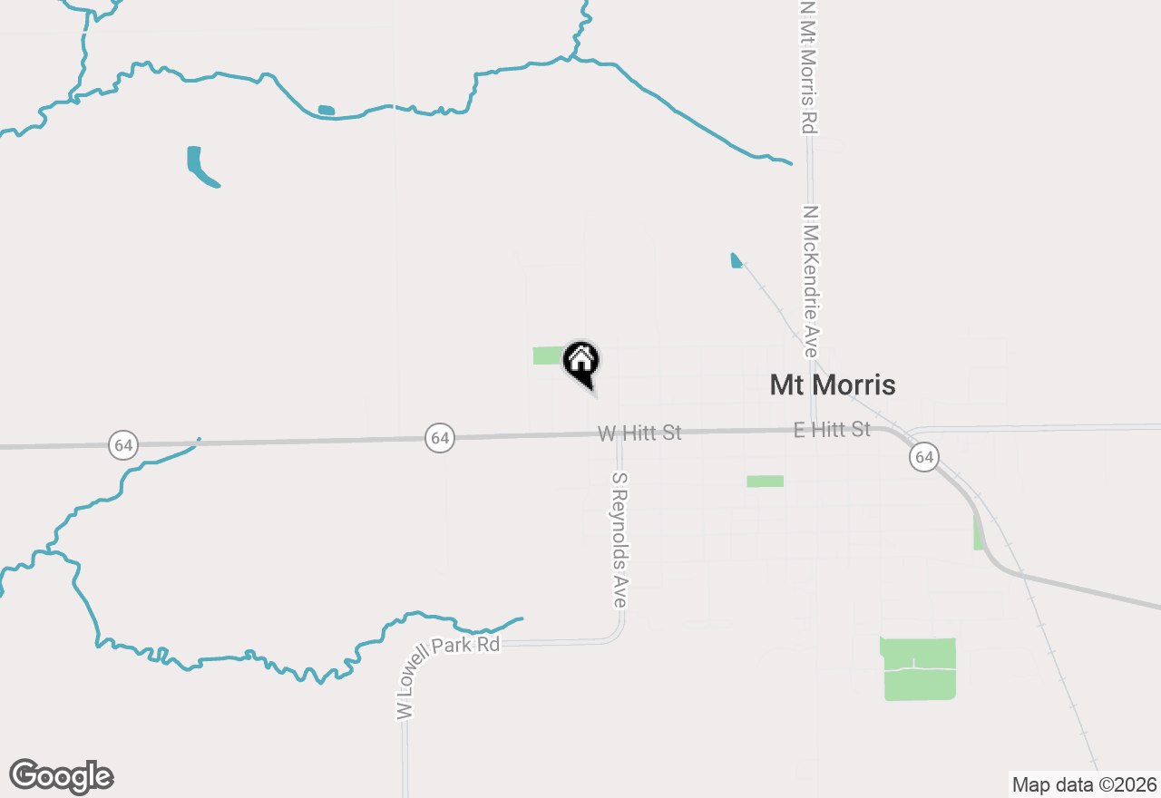 Map of (Address confidential), Mount Morris, Illinois 61054