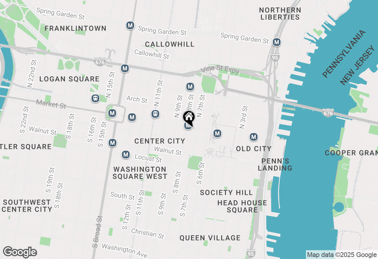 Map of 726 Market Street #906, Philadelphia, PA 19106