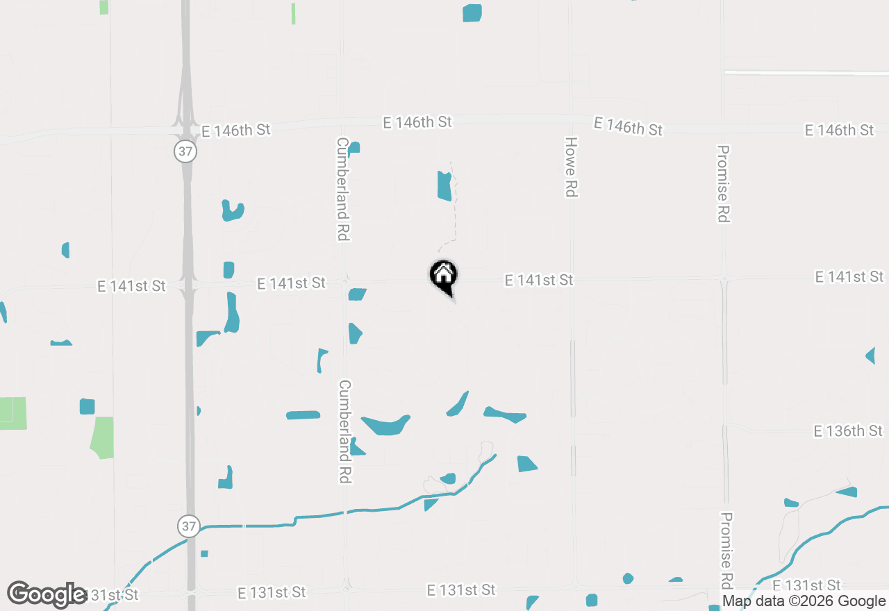 Map of 14042 Mimosa Court, Fishers, IN 46038