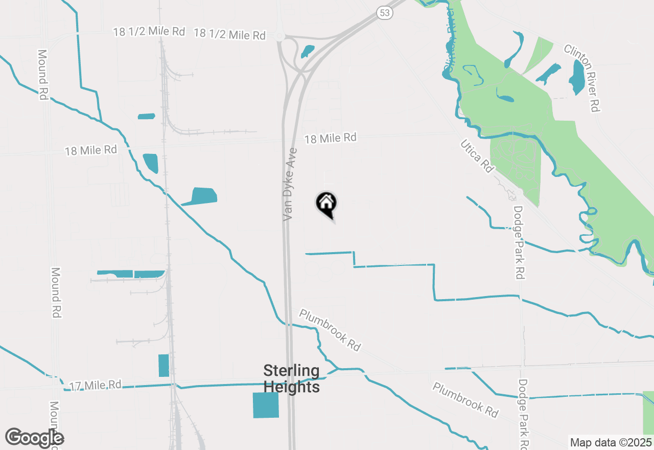 Map of 40309 Lexington Park Drive, Sterling Heights, MI 48313