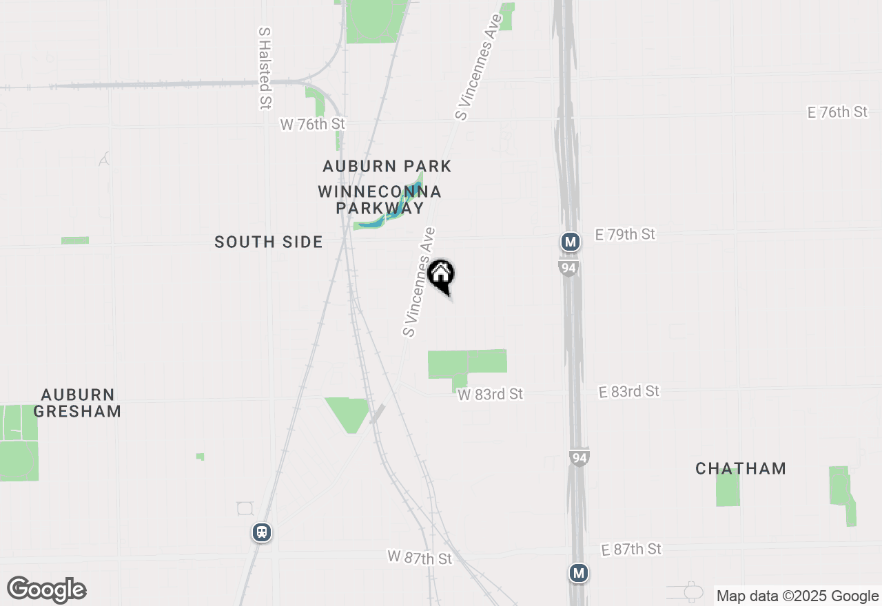 Map of 8040 S Harvard Avenue, Chicago, IL 60620