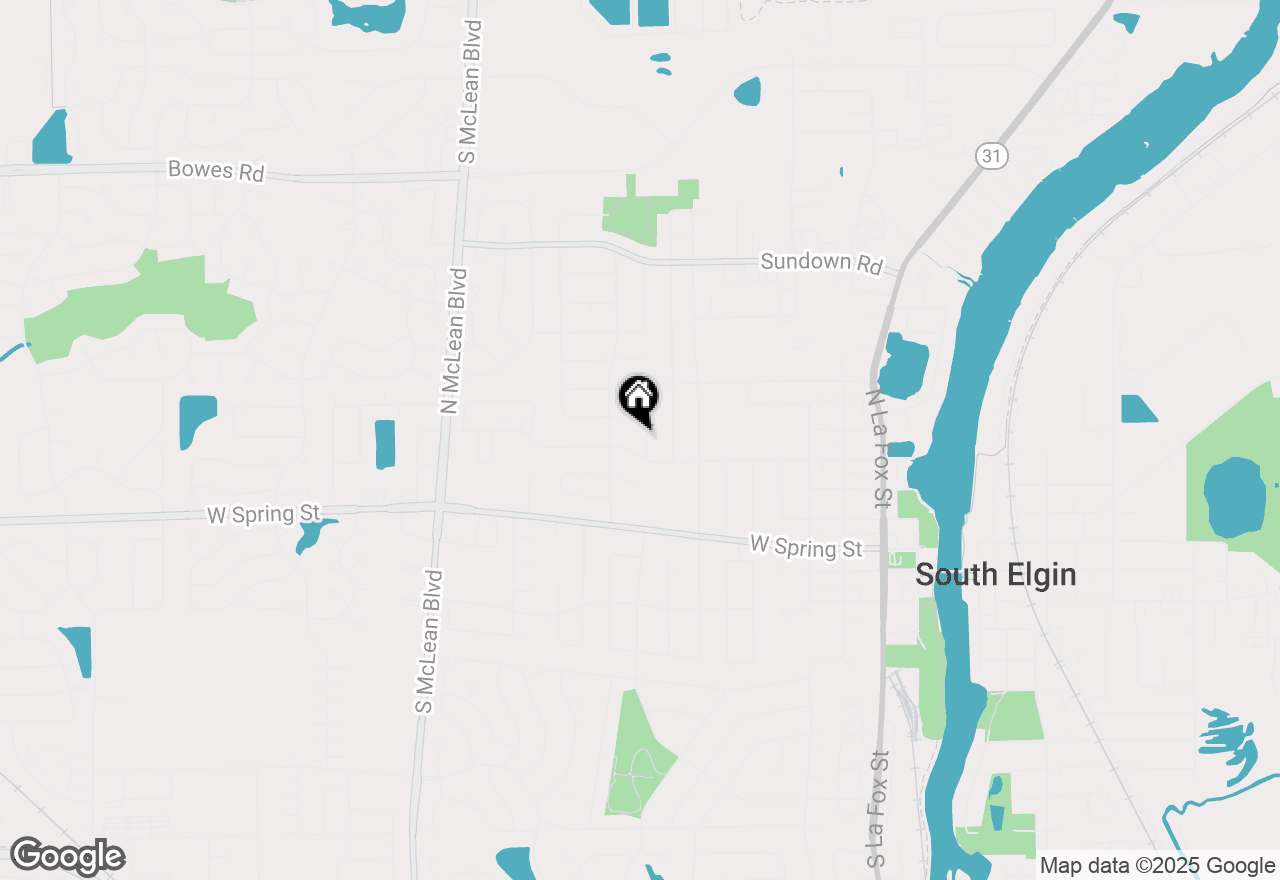 Map of 440 Charles Court, South Elgin, IL 60177