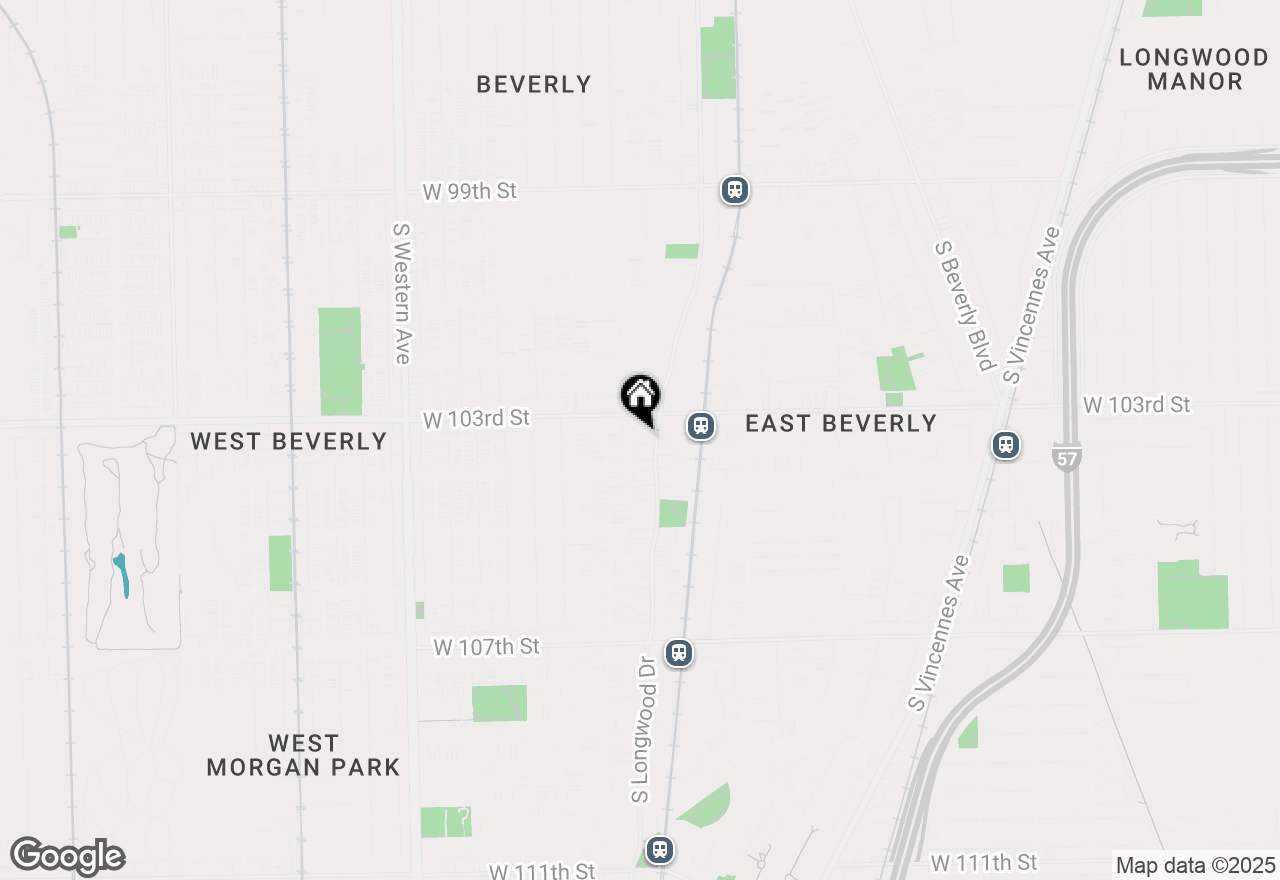 Map of 10324 S Longwood Drive, Chicago, IL 60643