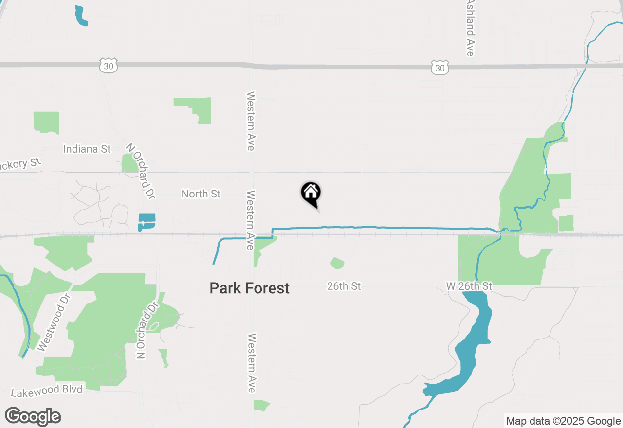 Map of 1946 Wooster Court, Chicago Heights, IL 60411