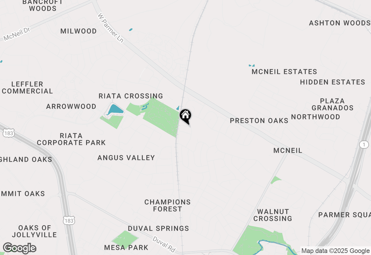 Map of 12524 Enchanted Forest Dr, Austin, TX 78727