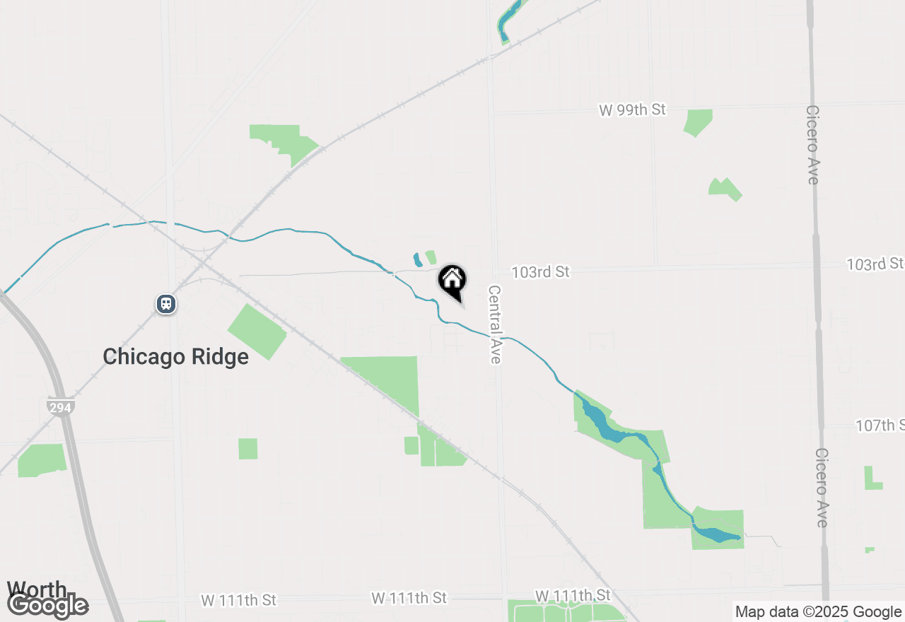 Map of 10420 Circle Drive #25B, Oak Lawn, IL 60453