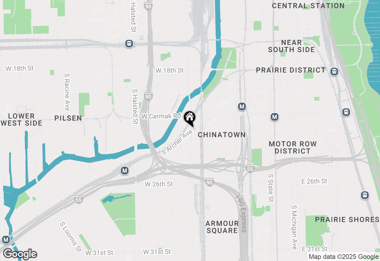 Map of 2300 S Archer Avenue #207, Chicago, IL 60616