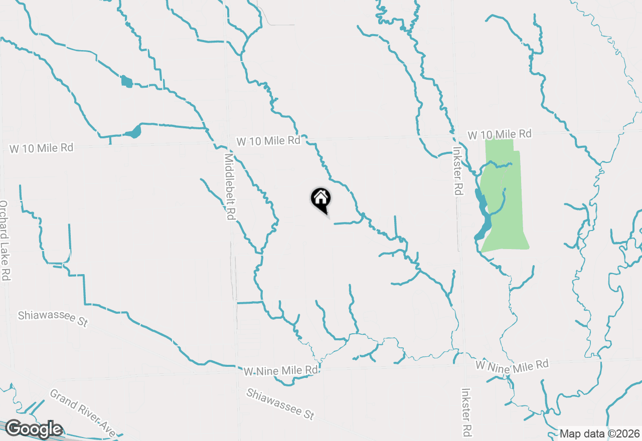 Map of 23509 Scott Drive, Farmington Hills, MI 48336