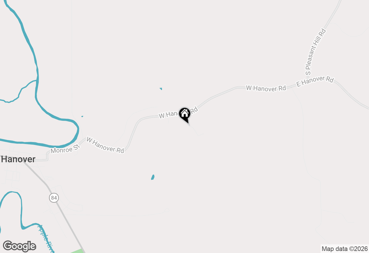 Map of 2003 W Hanover Road, Hanover, IL 61041