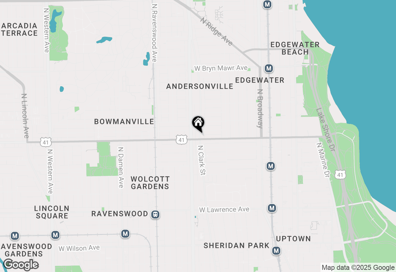 Map of 5208 N Clark Street #1, Chicago, IL 60640