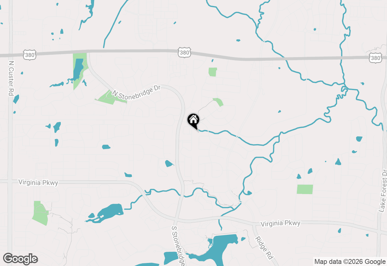 Map of 800 Mayberry Drive, Mckinney, TX 75071