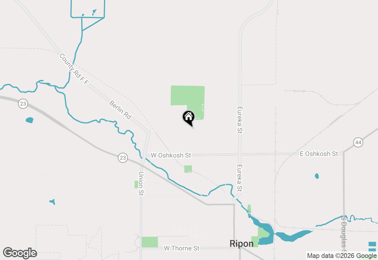 Map of 609 Melanie Lane, Ripon, WI 54971