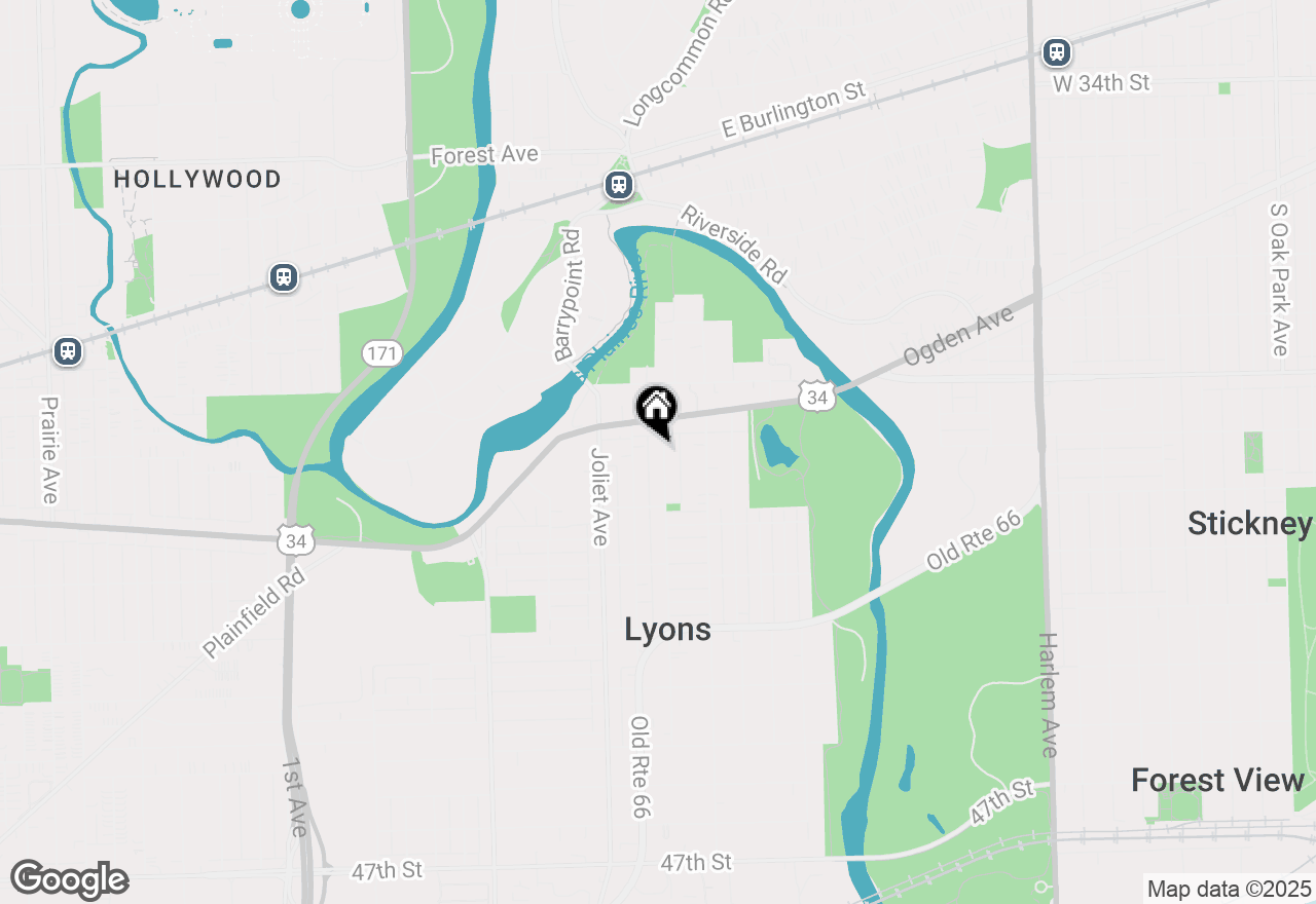 Map of 4000 Amelia Avenue, Lyons, IL 60534