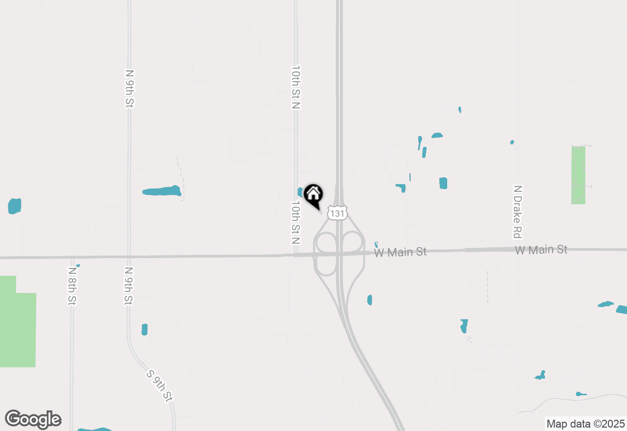 Map of 1080 10th Street #100, Kalamazoo, MI 49009