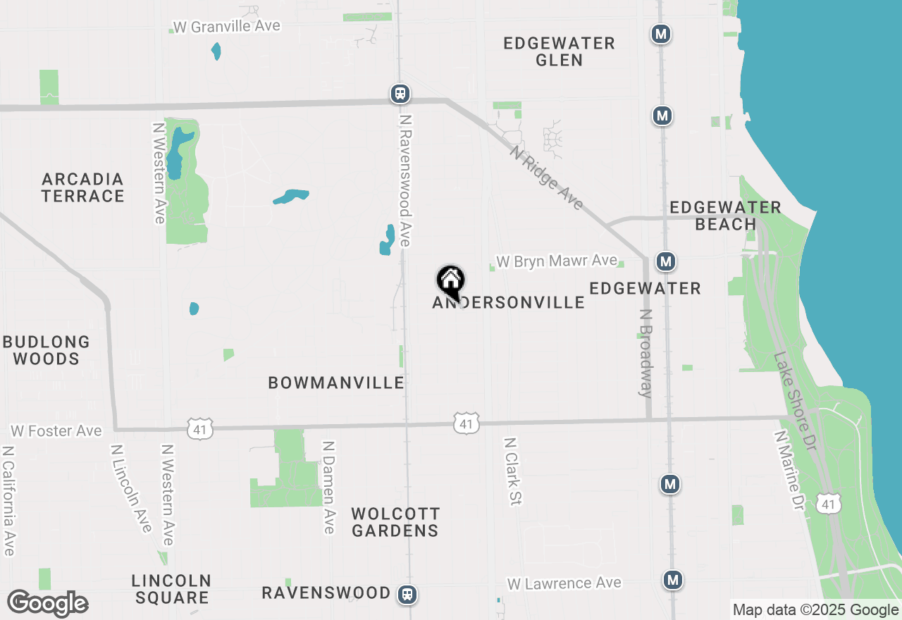 Map of 5453 N Paulina Street, Chicago, IL 60640