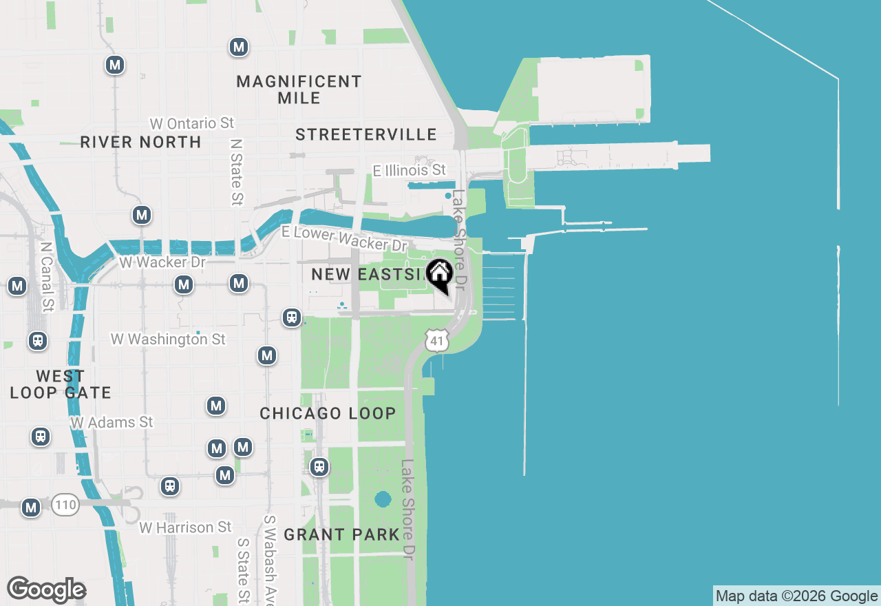 Map of 155 N Harbor Drive #212-213, Chicago, IL 60601