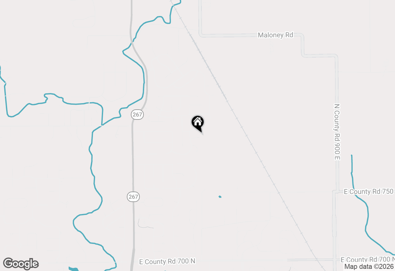 Map of 7986 Wood Blaize Drive, Brownsburg, IN 46112