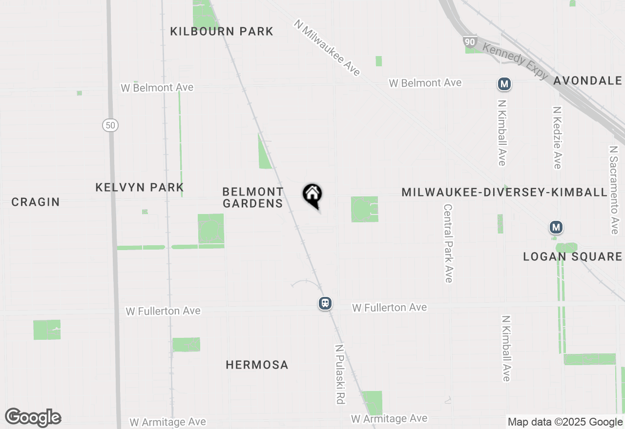 Map of 4055 W Parker Avenue, Chicago, IL 60639