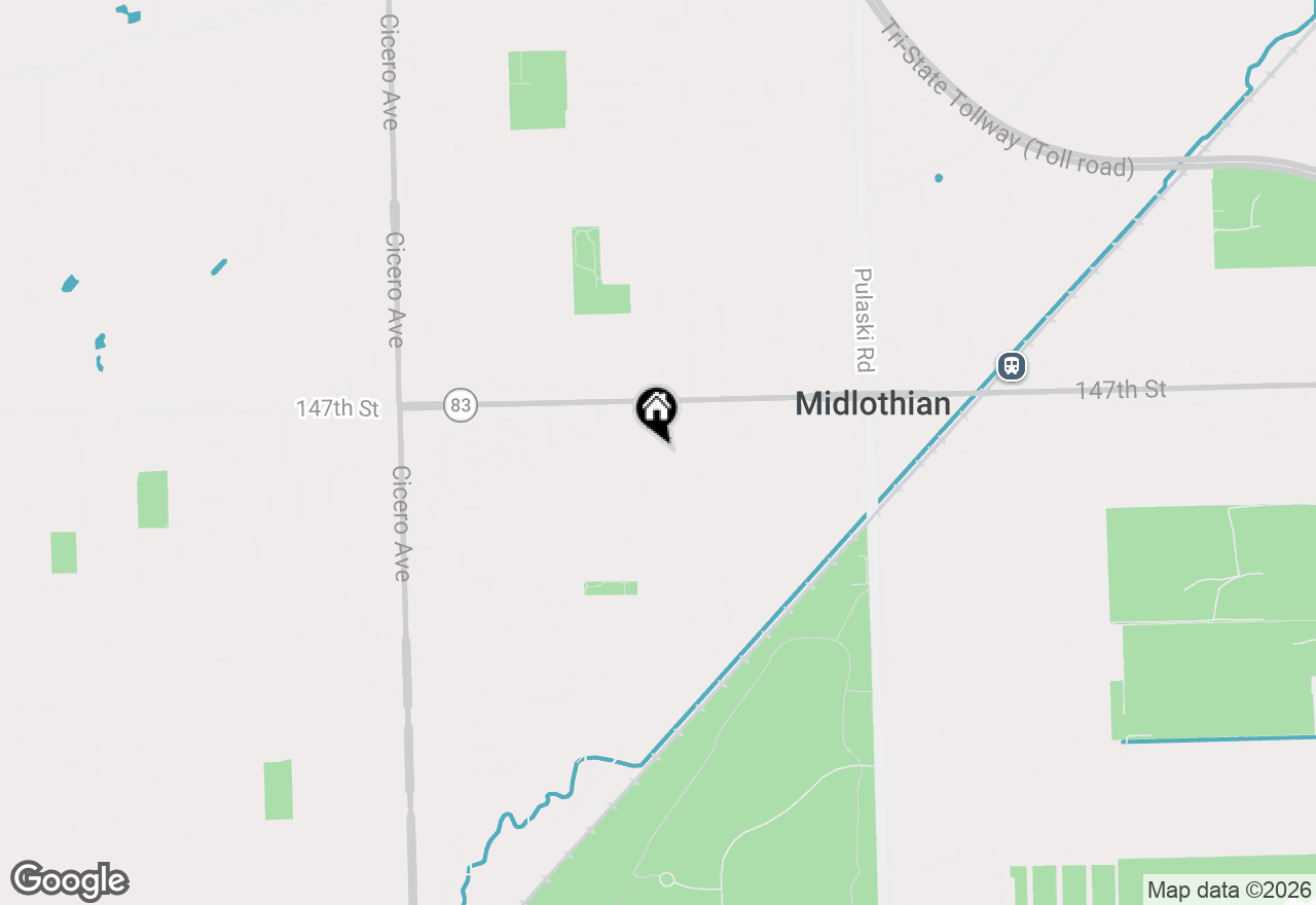 Map of 4338 148th Street, Midlothian, IL 60445