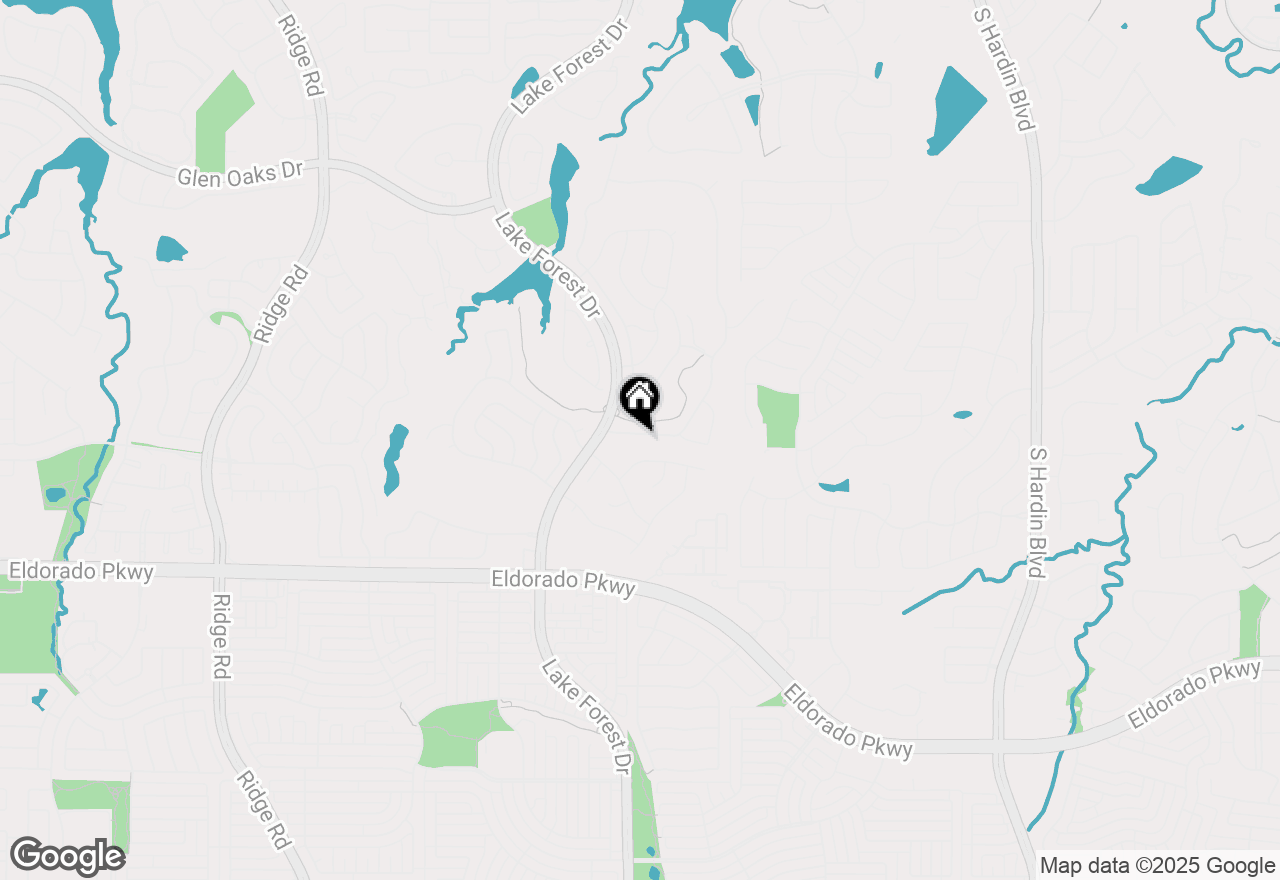 Map of 1213 Hills Creek Drive, Mckinney, TX 75072