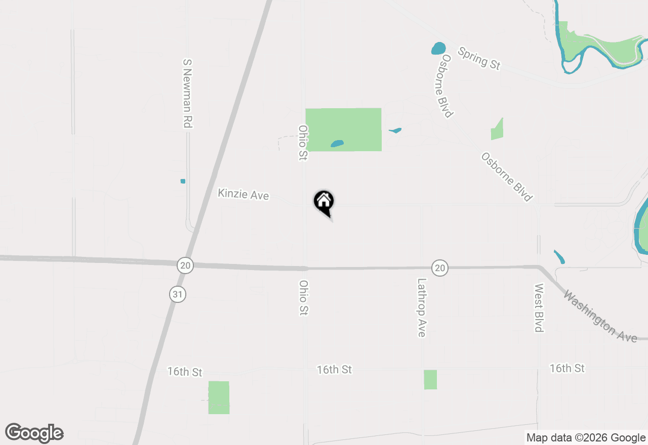 Map of 935 Virginia St, Racine, WI 53405