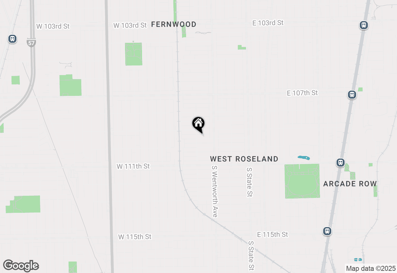 Map of 254 W 109th Place, Chicago, IL 60628