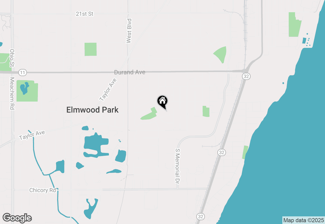 Map of 2601 Ridgewood Ave, Racine, WI 53403