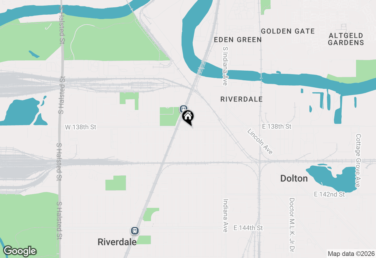 Map of 10 W 138th Street, Riverdale,  60627