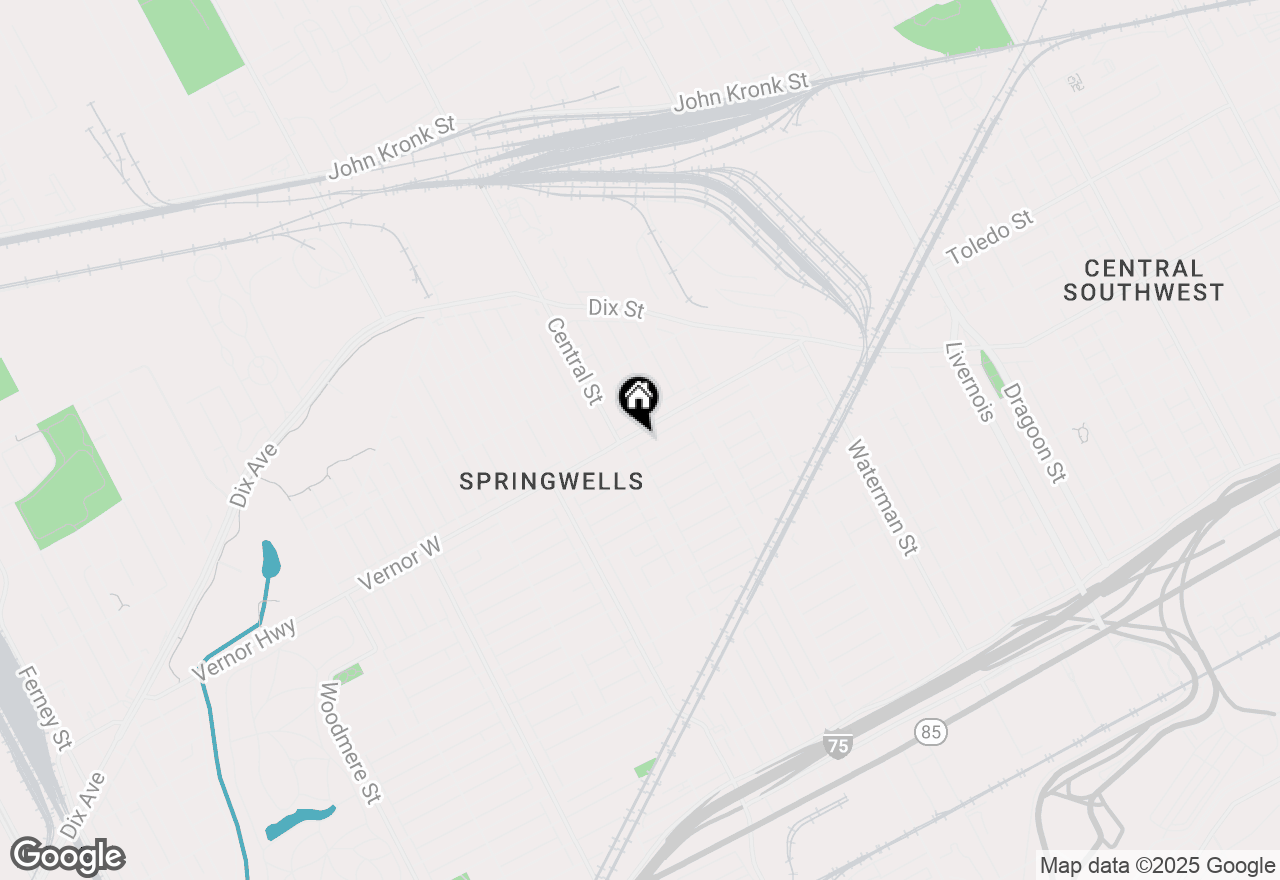 Map of 7631 W Vernor Highway, Detroit, MI 48209