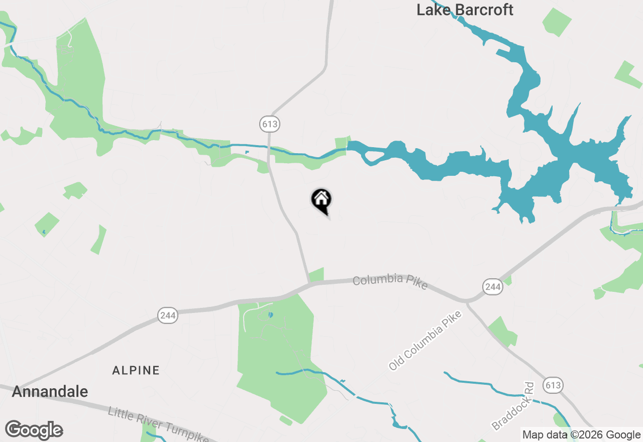 Map of 6547 Mapledale Court, Falls Church, VA 22041