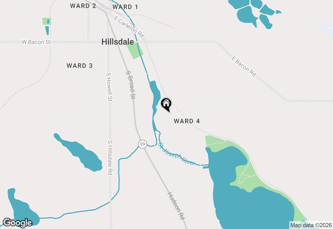 Map of 1 Lo Presto Avenue, Hillsdale, MI 49242