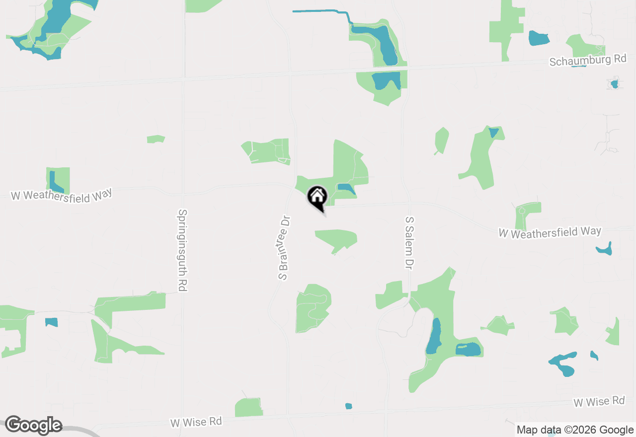 Map of 1108 Bradford Lane, Schaumburg, IL 60193